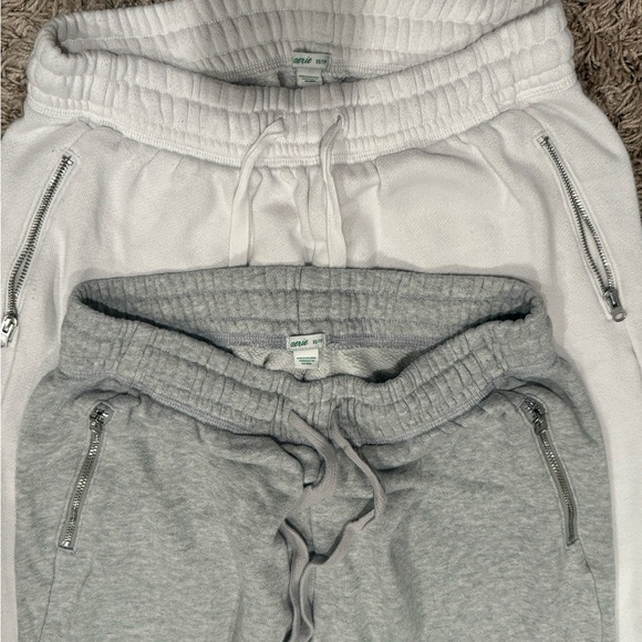 aerie Pants - XS Aerie Gray and White Joggers